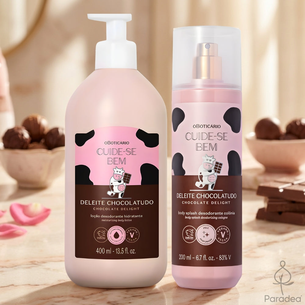 O Boticário Cuide-se Bem Set Deleite Chocolatudo - Lozione idratante + Body Splash