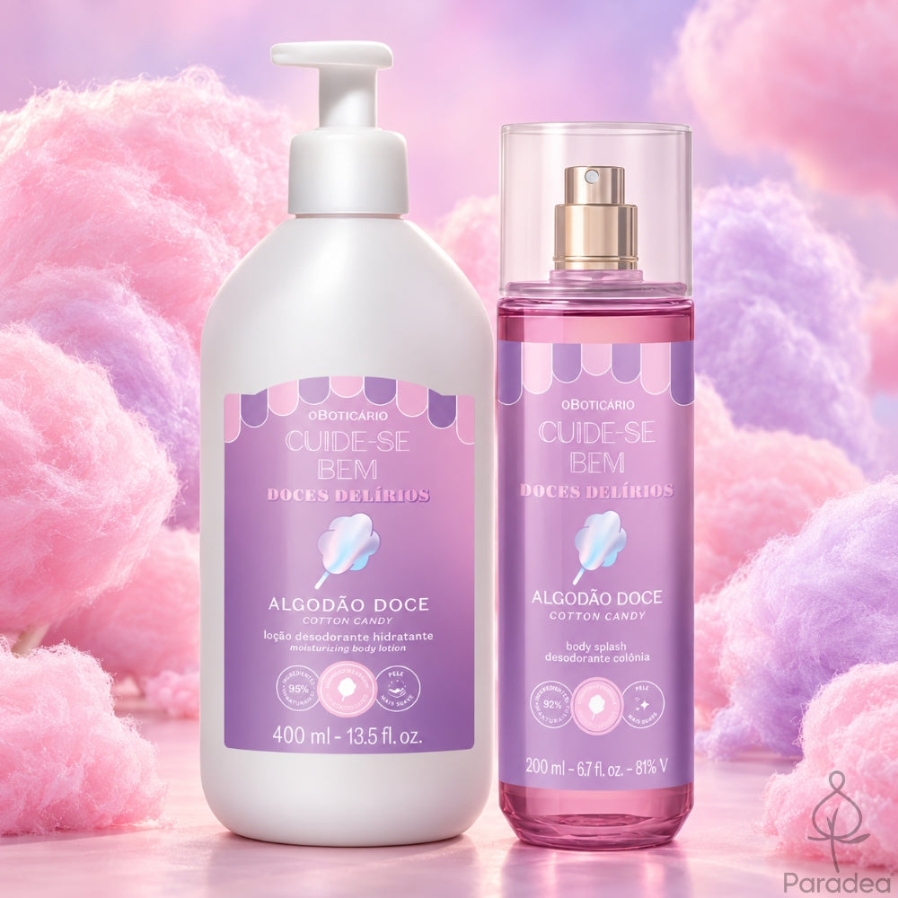 O Boticário Cuide-se Bem Set Doces Delírios – Lozione idratante + Body Splash
