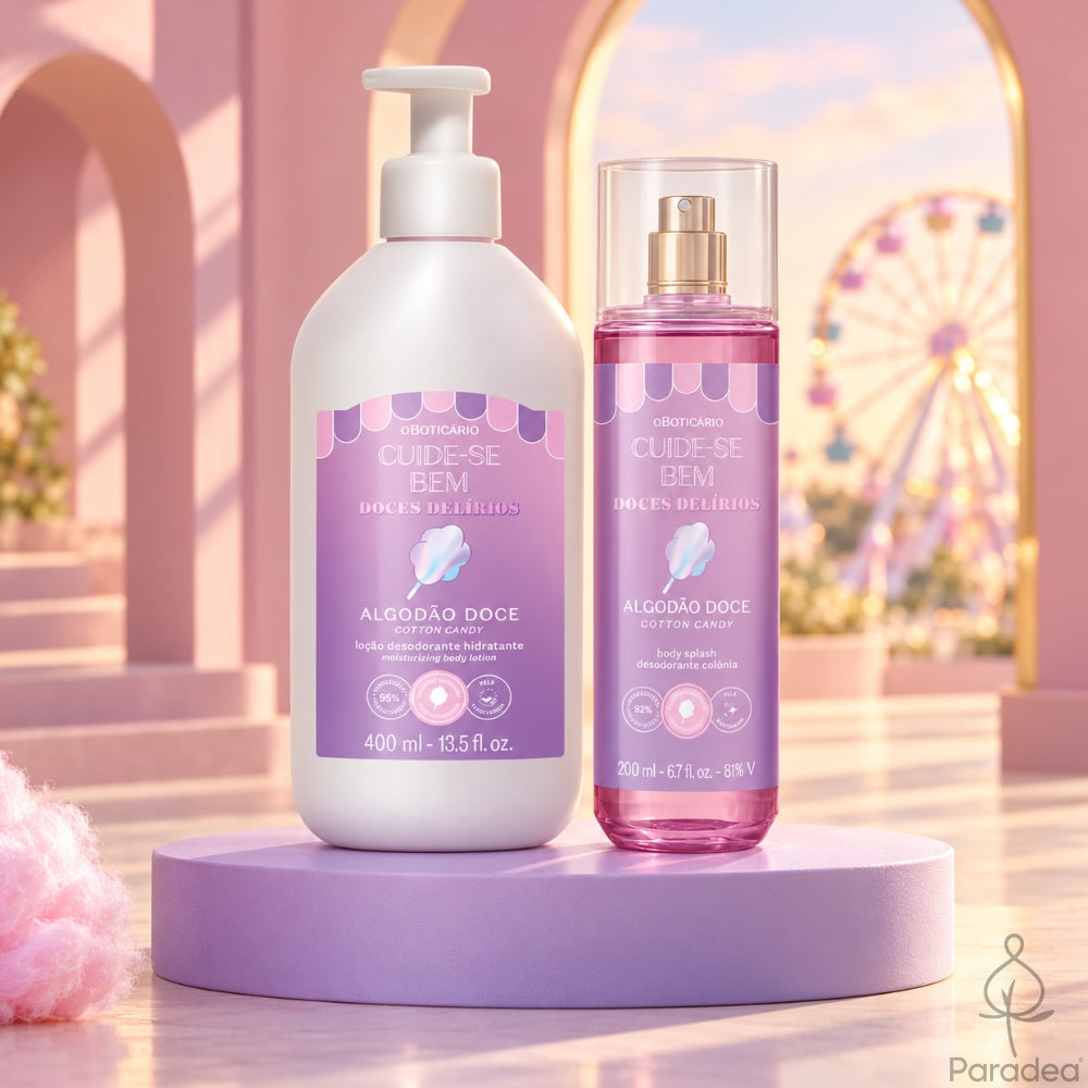 O Boticário Cuide-se Bem Set Doces Delírios – Lozione idratante + Body Splash