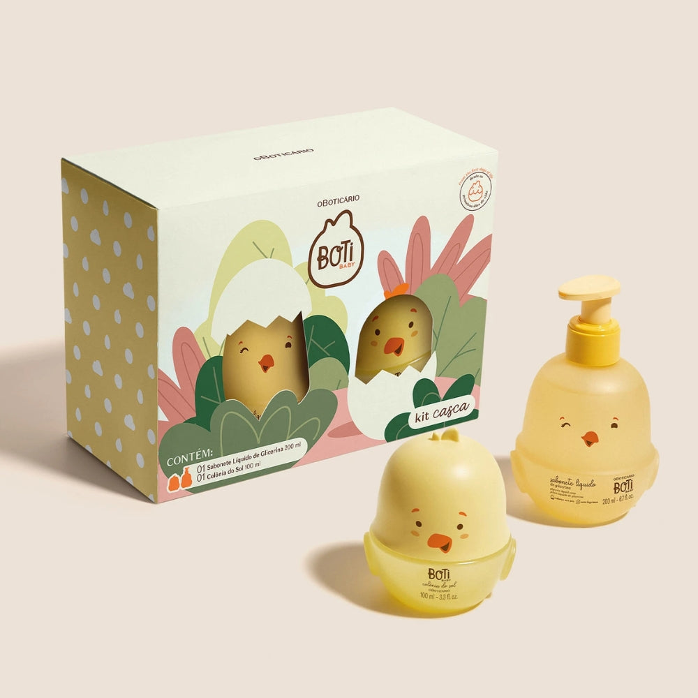 O Boticário Boti Baby Kit Casca - Bagnoschiuma & Acqua di Colonia