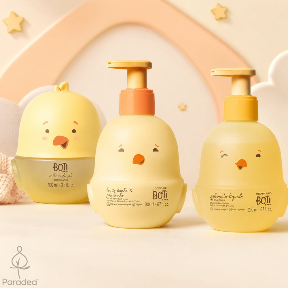 O Boticário Boti Baby Kit Casinha - Detergente, Lozione & Acqua di Colonia