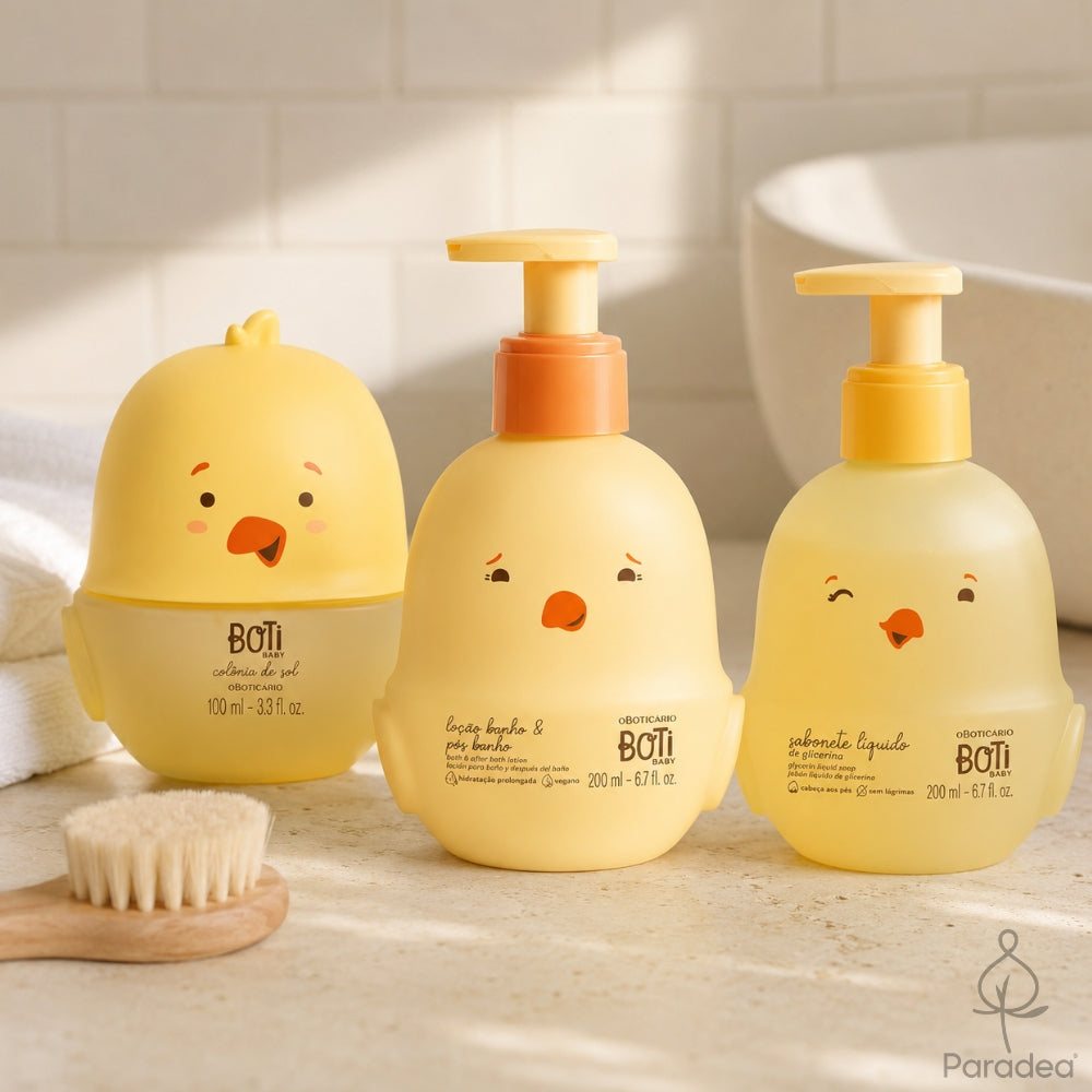 O Boticário Boti Baby Kit Casinha - Detergente, Lozione & Acqua di Colonia