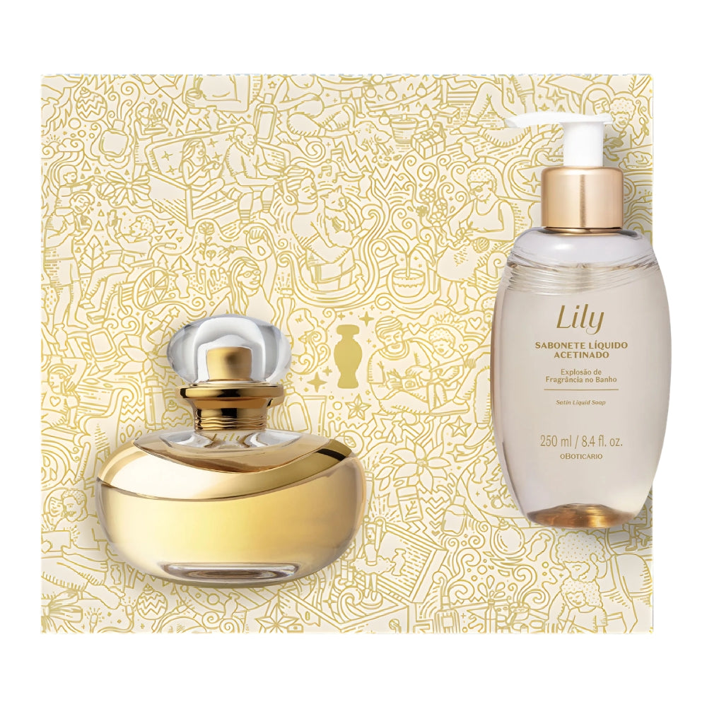 O Boticário Cofanetto regalo Lily – Bagnoschiuma & Eau de Parfum