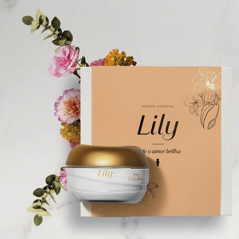O Boticário Lily Swarovski Edizione Limitata - Cofanetto regalo Crema satinata & Orecchini