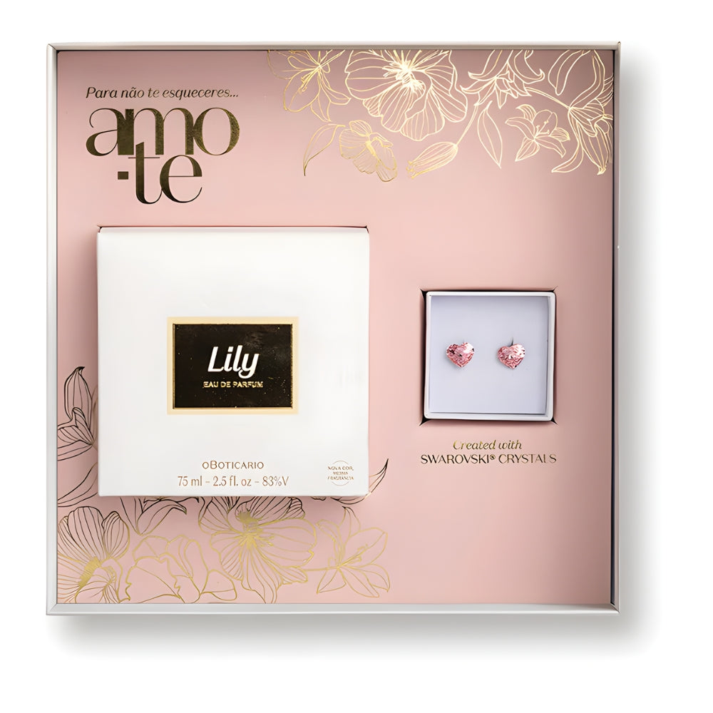 O Boticário Lily Swarovski Edizione Limitata - Cofanetto regalo Eau de Parfum & Orecchini
