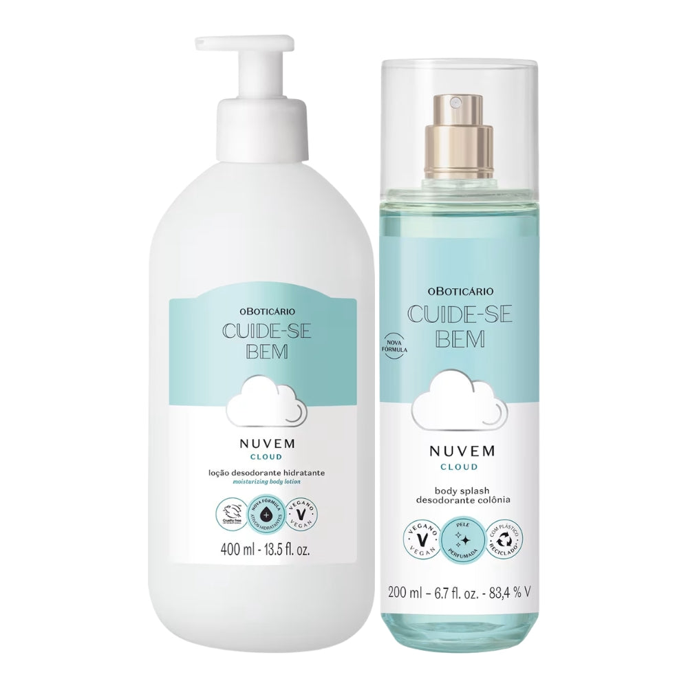O Boticário Cuide-se Bem Set Nuvem - Lozione idratante + Body Splash
