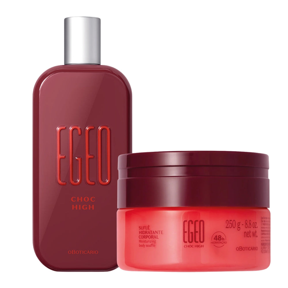 O Boticário Kit Egeo Choc High – Eau de Toilette & Crema soufflé corpo