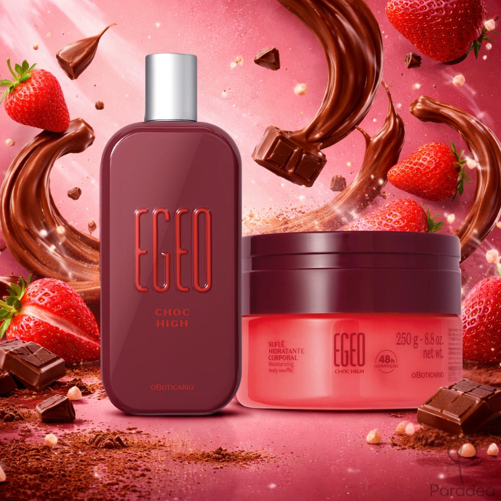 O Boticário Kit Egeo Choc High – Eau de Toilette & Crema soufflé corpo