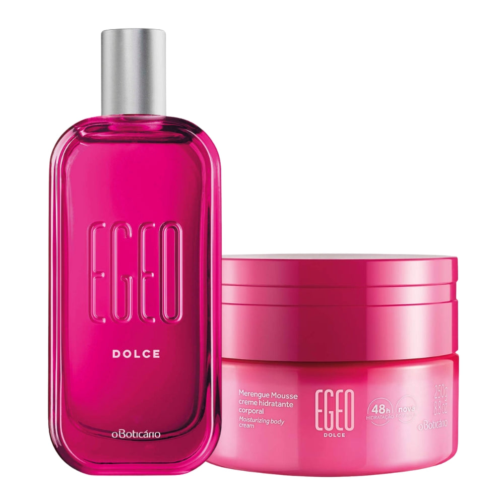 O Boticário Kit Egeo Dolce - Eau de Toilette + Crema mousse corpo