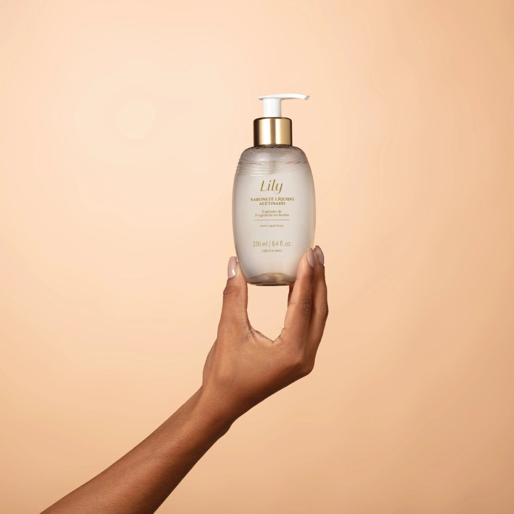 O Boticário Lily Sabonete Líquido Acetinado - Bagnoschiuma 250ml