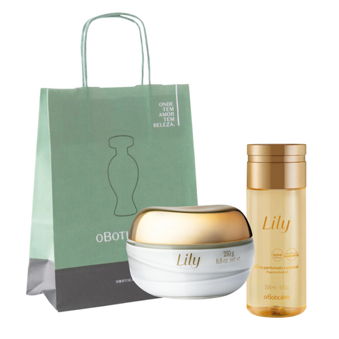 COFFRET LILY Crème Corps Hydratante + Huile Corps Parfumée