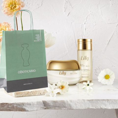 COFFRET LILY Crème Corps Hydratante + Huile Corps Parfumée