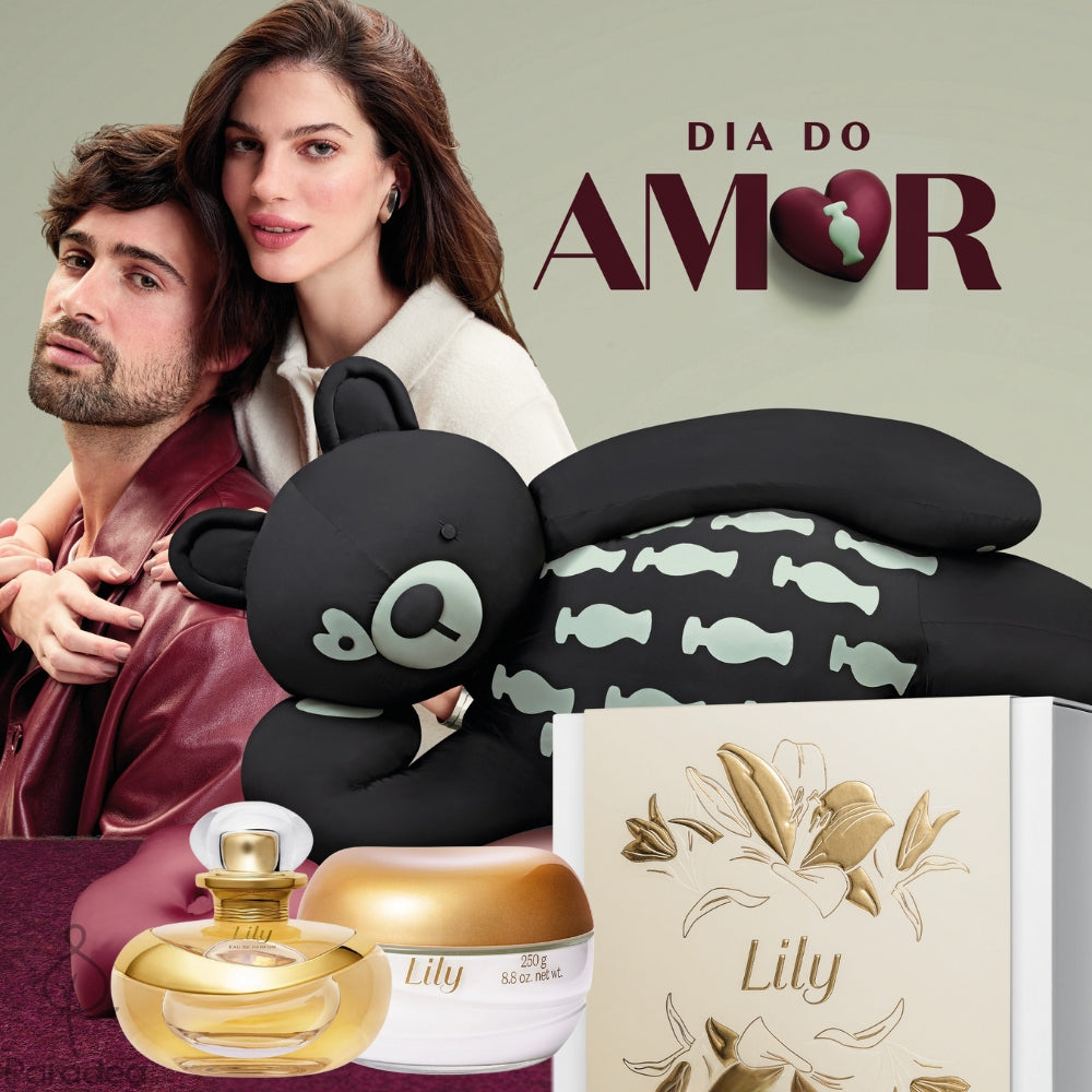 Coffret O Boticário Lily - Crème hydratante pour le corps et eau de parfum