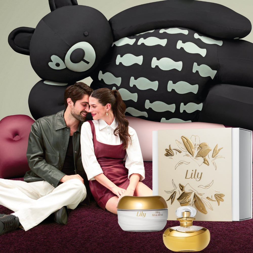 Coffret O Boticário Lily - Crème hydratante pour le corps et eau de parfum