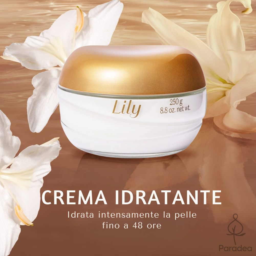 O Boticario Lily Acetinado – Crema Corpo Idratante 250g – Paradea