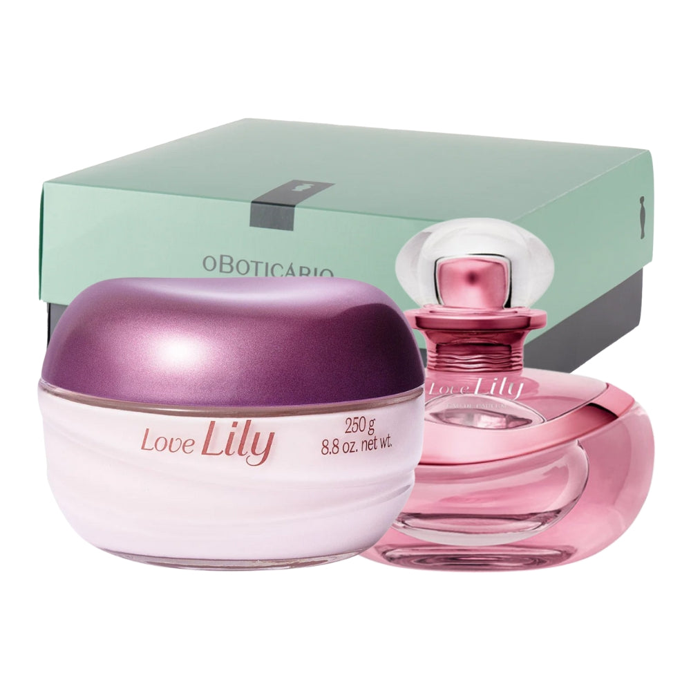 O Boticário Love Lily Cofanetto regalo - Crema Satinata & Eau de Parfum