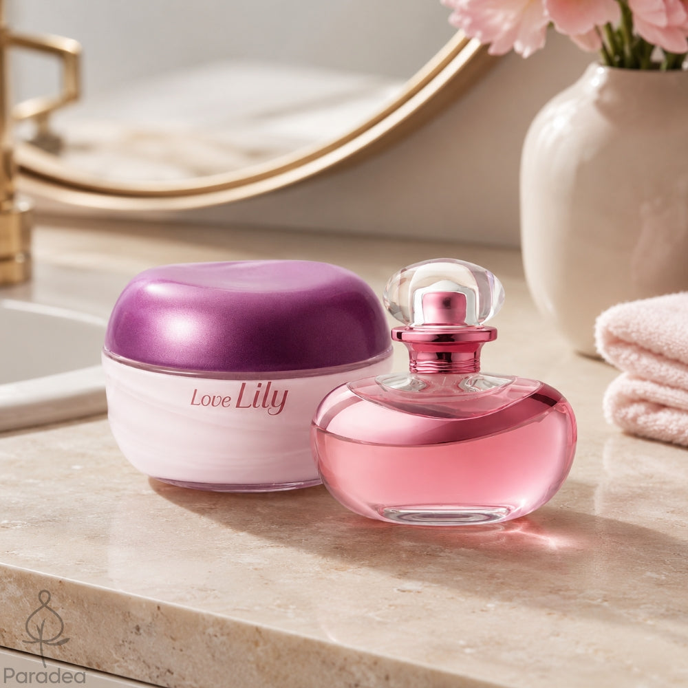 O Boticário Love Lily Set regalo - Crema Satinata & Eau de Parfum
