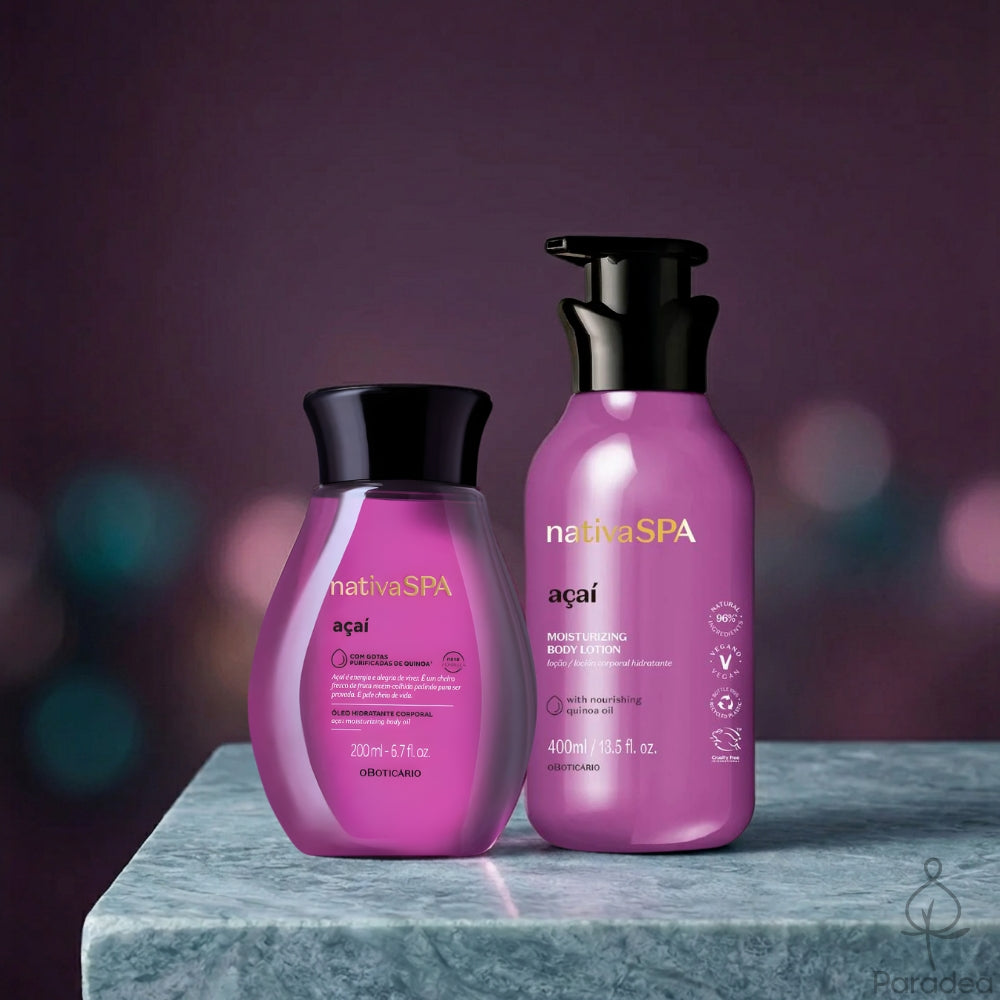 Nativa SPA Cofanetto regalo Açaí – Olio & Lozione idratante corpo