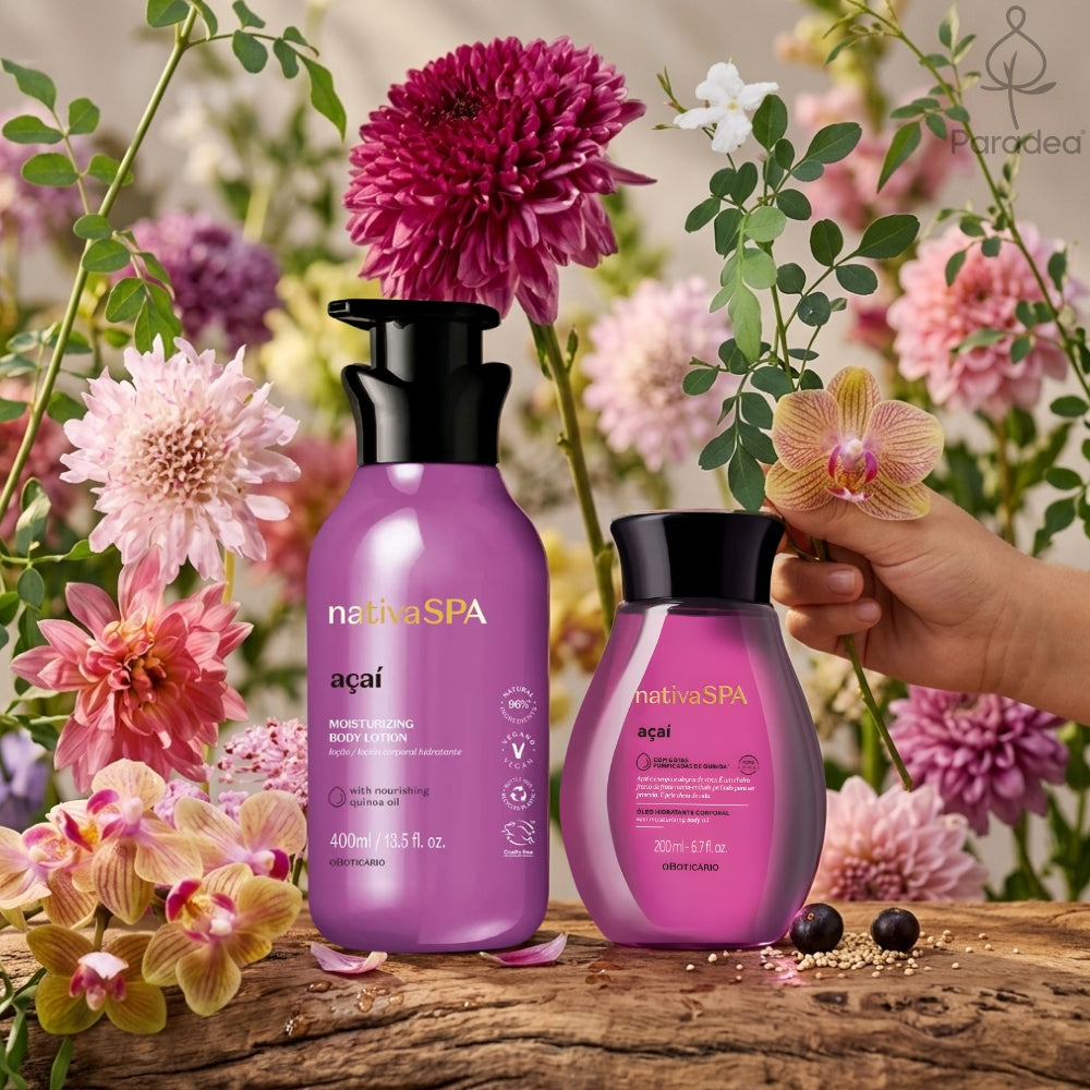 Nativa SPA Cofanetto regalo Açaí – Olio & Lozione idratante corpo