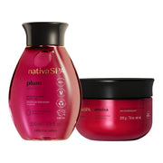 Nativa SPA Set Ameixa– Scrub esfoliante + Olio idratante corpo