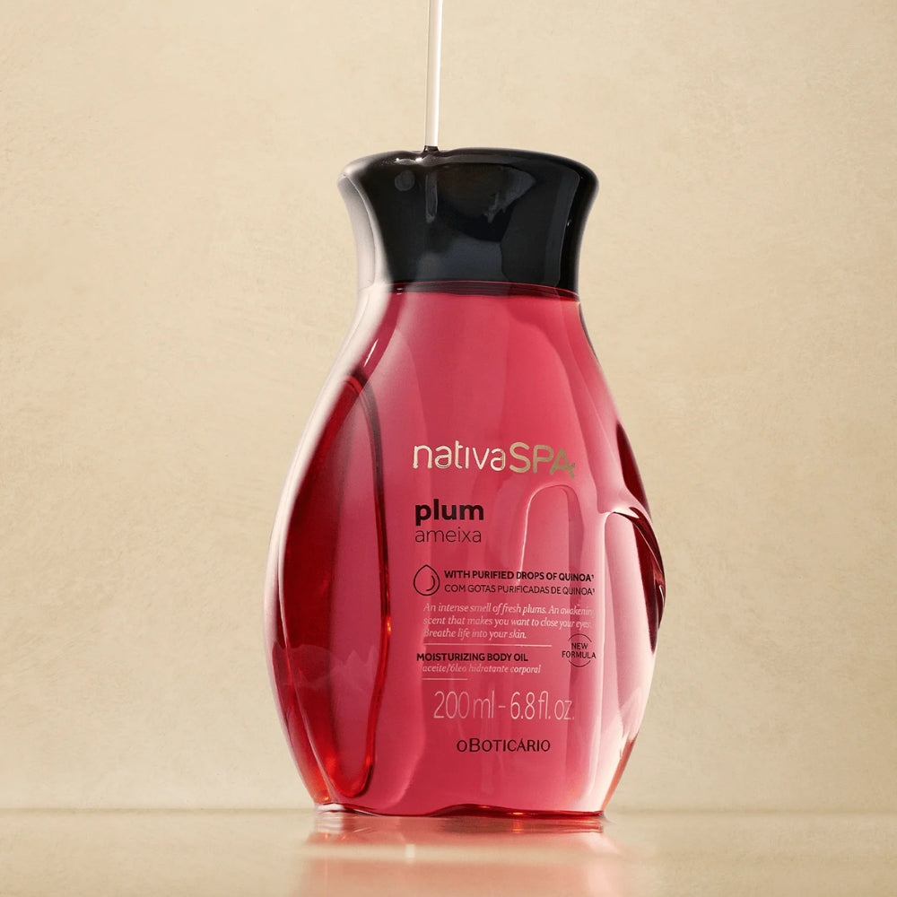 Nativa SPA Set Ameixa– Scrub esfoliante + Olio idratante corpo