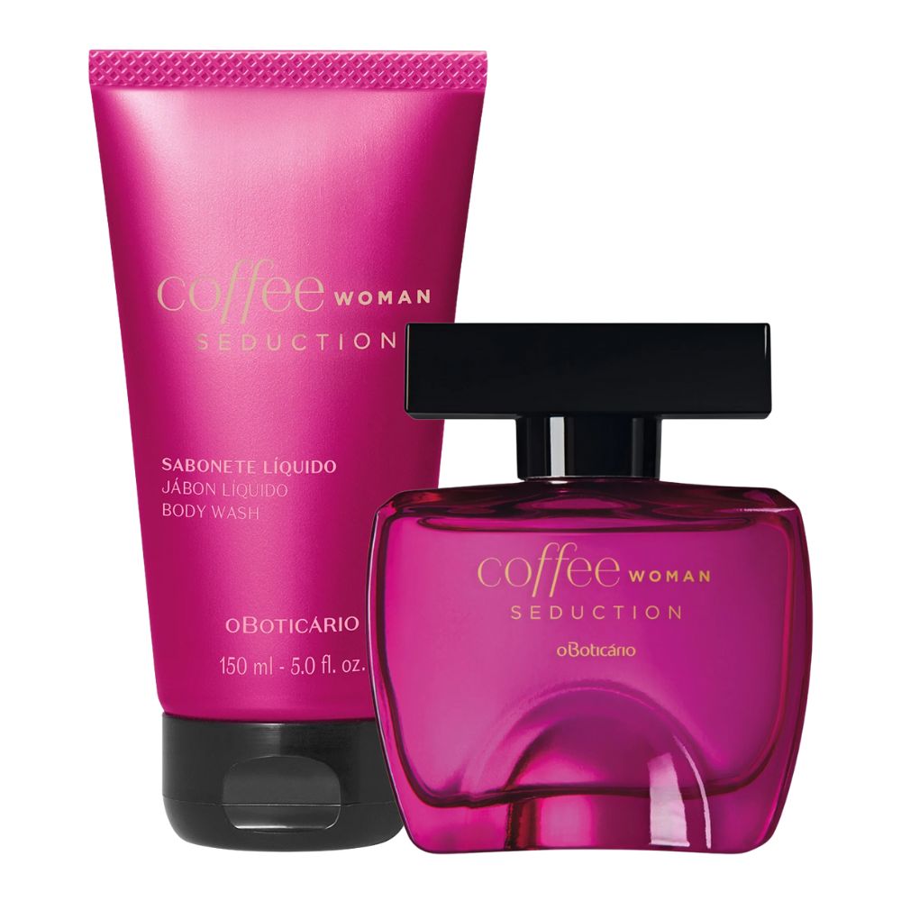 O Boticário Set Coffee Woman Seduction - Bagnoschiuma & Eau de Toilette
