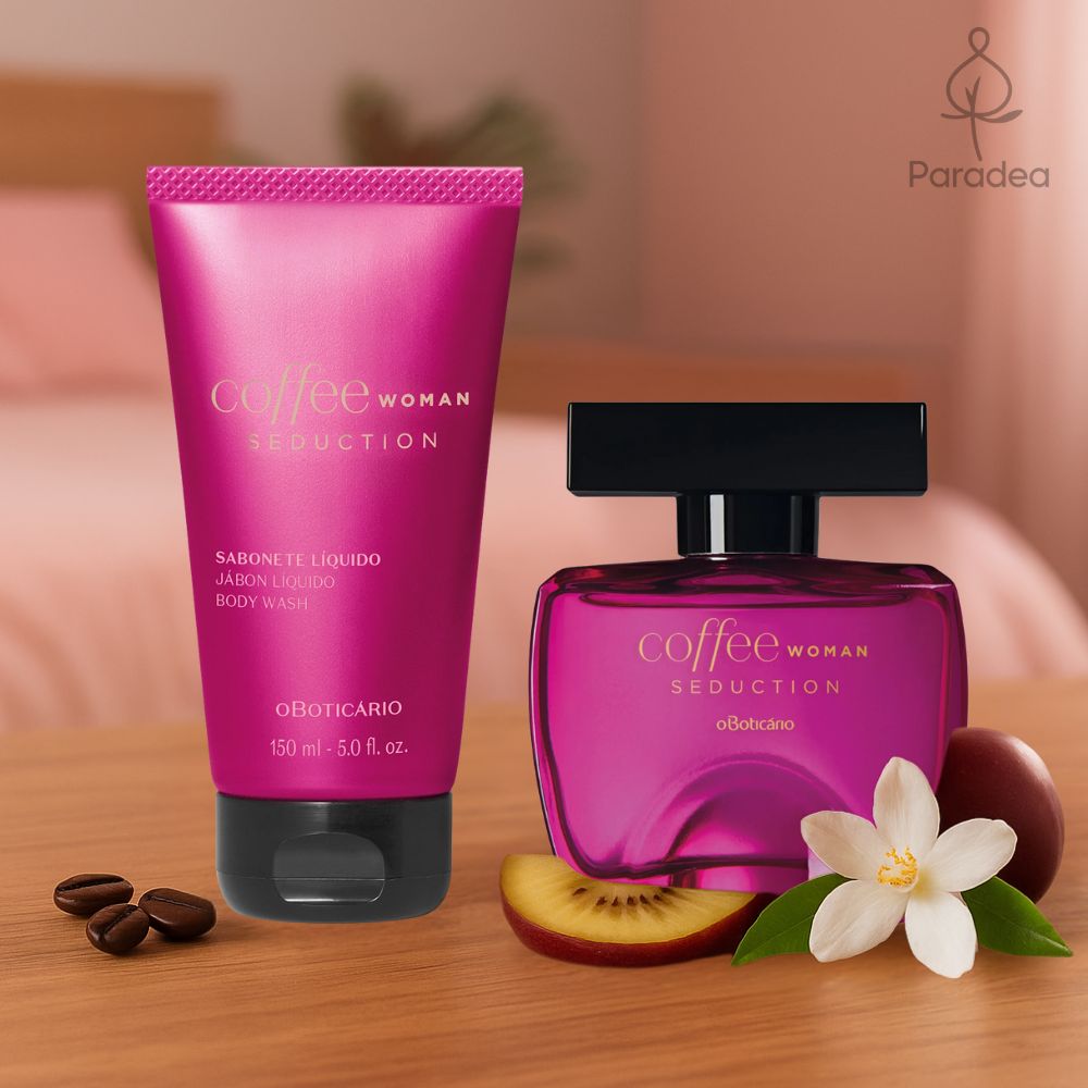 O Boticário Set Coffee Woman Seduction - Bagnoschiuma & Eau de Toilette