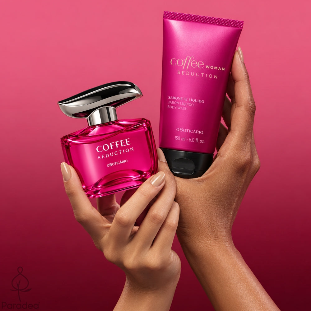 O Boticário Set Coffee Woman Seduction - Bagnoschiuma & Eau de Toilette