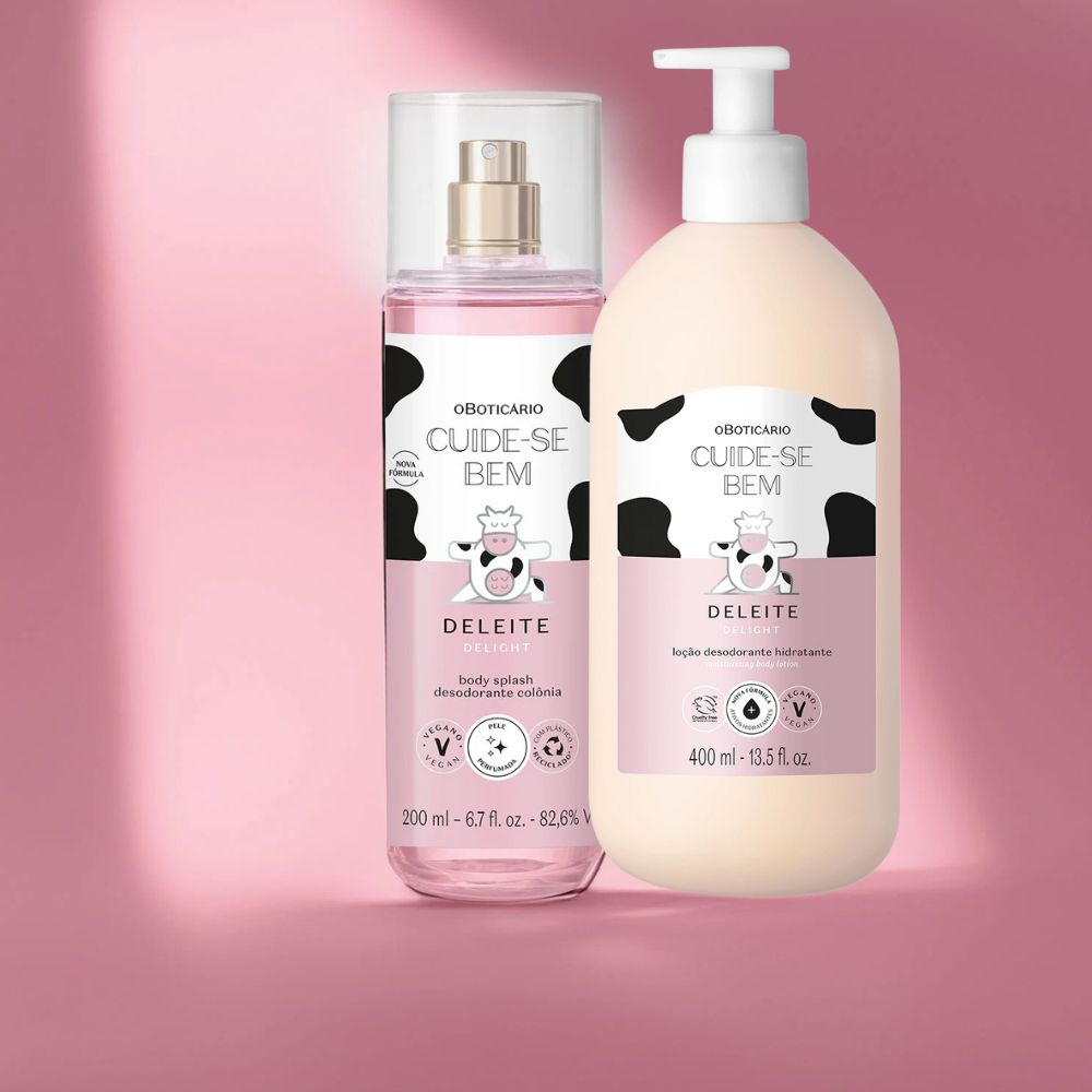 O Boticário Set Deleite – Lozione corpo idratante & Body Splash
