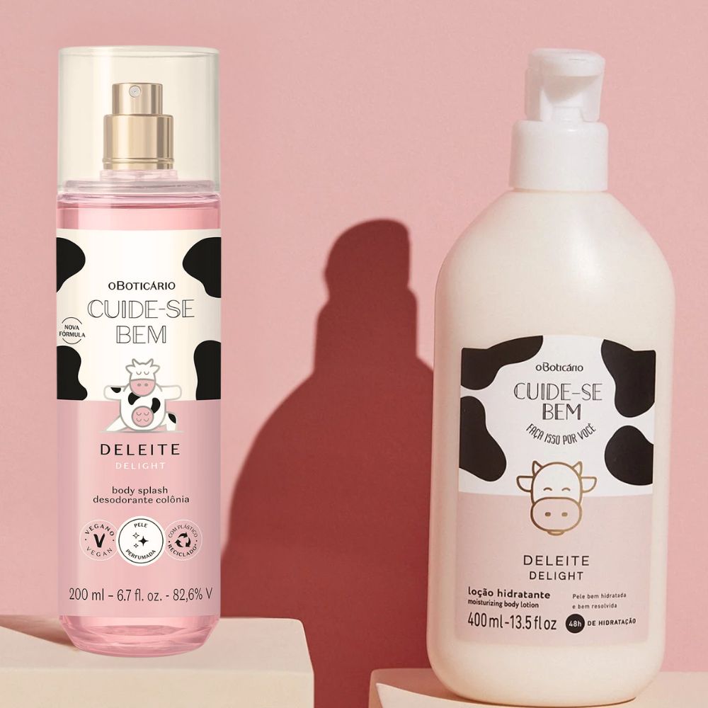 O Boticário Set Deleite – Lozione corpo idratante & Body Splash