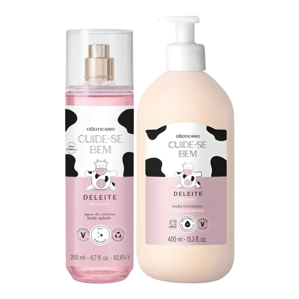 O Boticário Cuide-Se Bem Set Deleite – Lozione corpo idratante & Body Splash