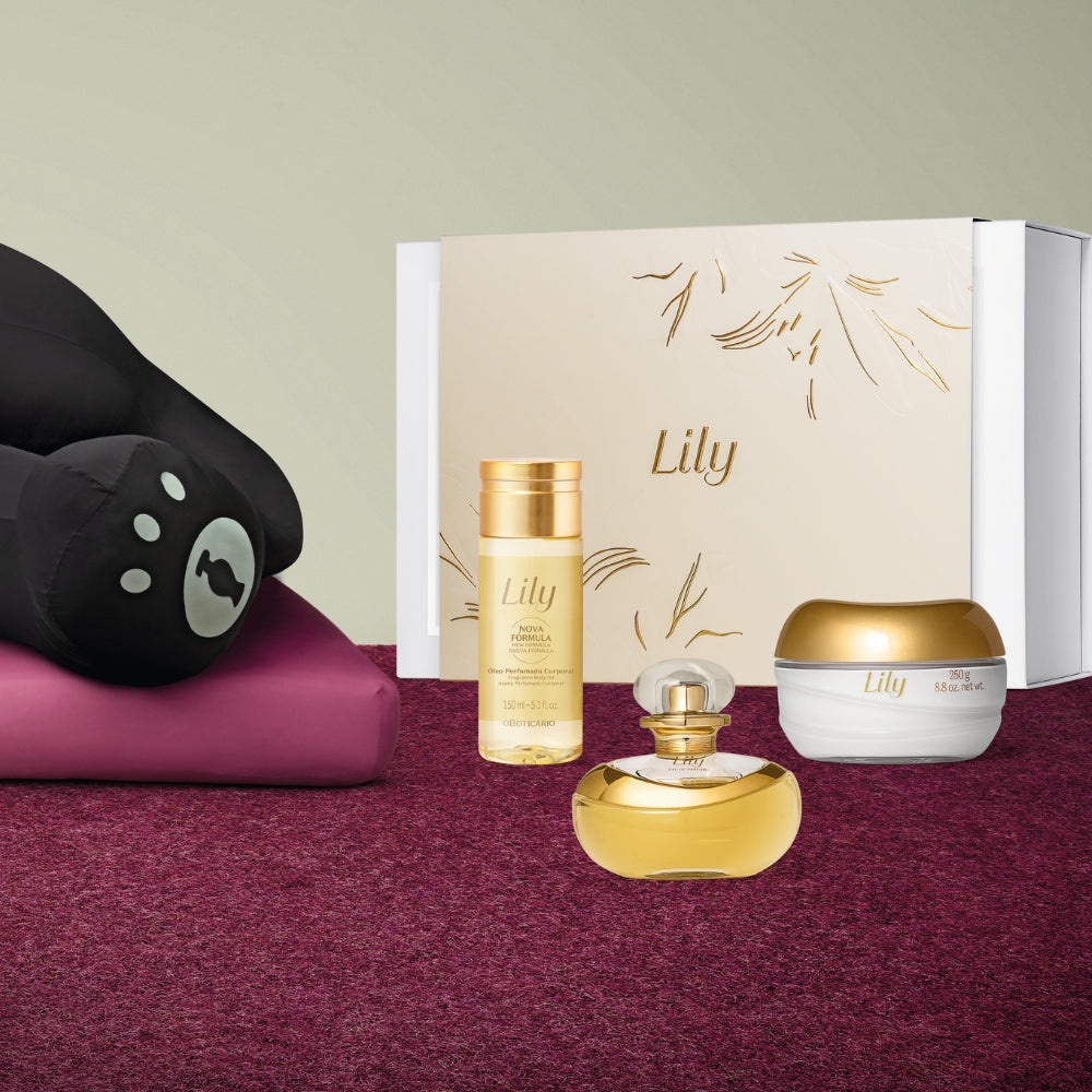 O Boticário Set Regalo Lily – Crema corpo + Olio corpo + Eau de Parfum
