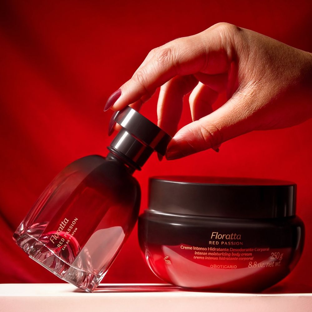O Boticário Set regalo Floratta Red Passion – Eau de Parfum & Crema corpo