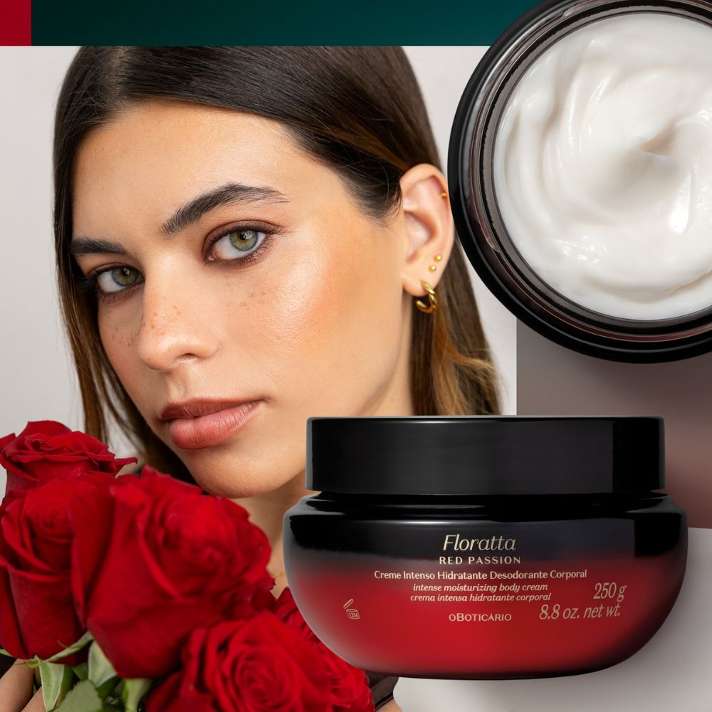 O Boticário Set regalo Floratta Red Passion – Eau de Parfum & Crema corpo