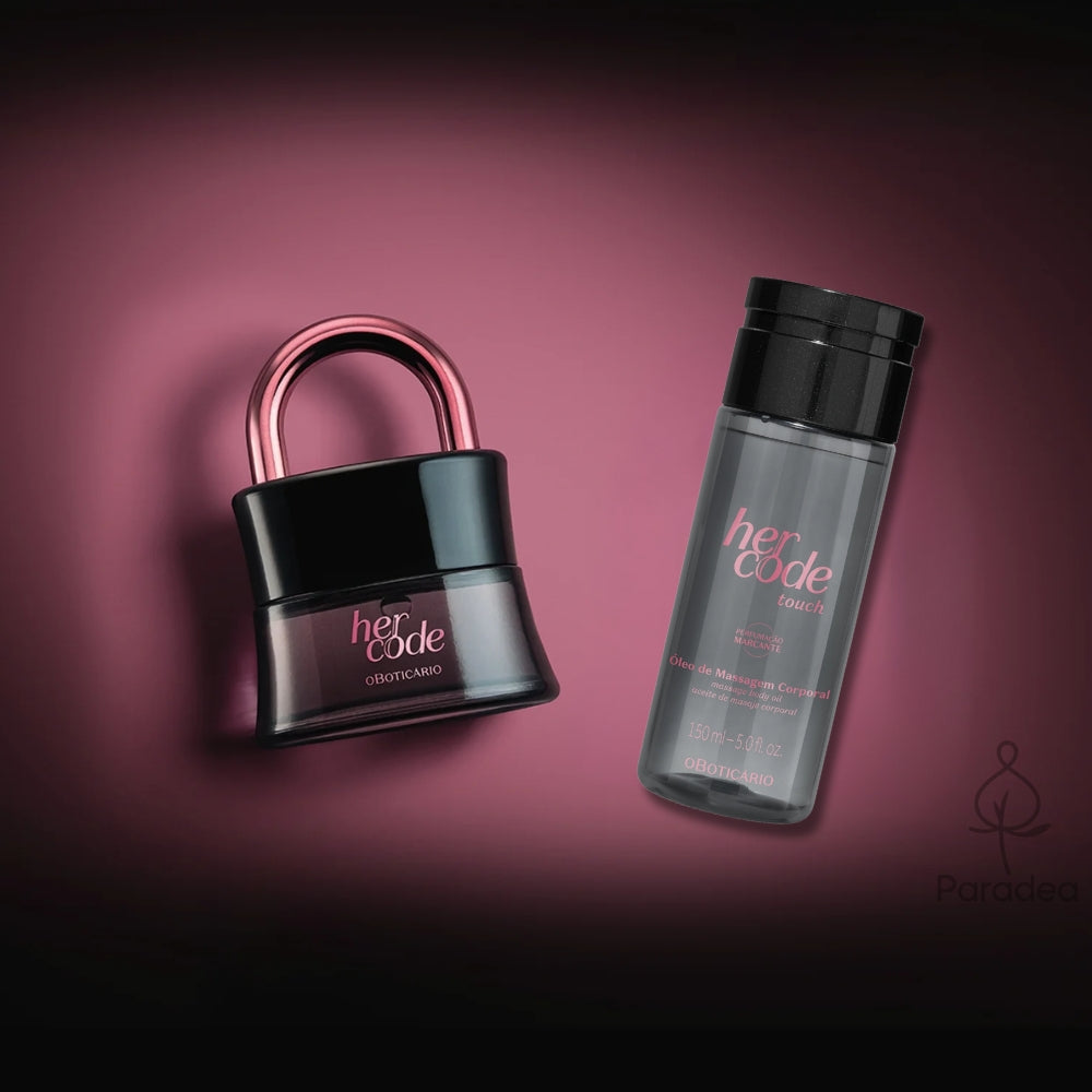 O Boticário Her Code Touch Coffret cadeau – Huile corporelle et eau de parfum