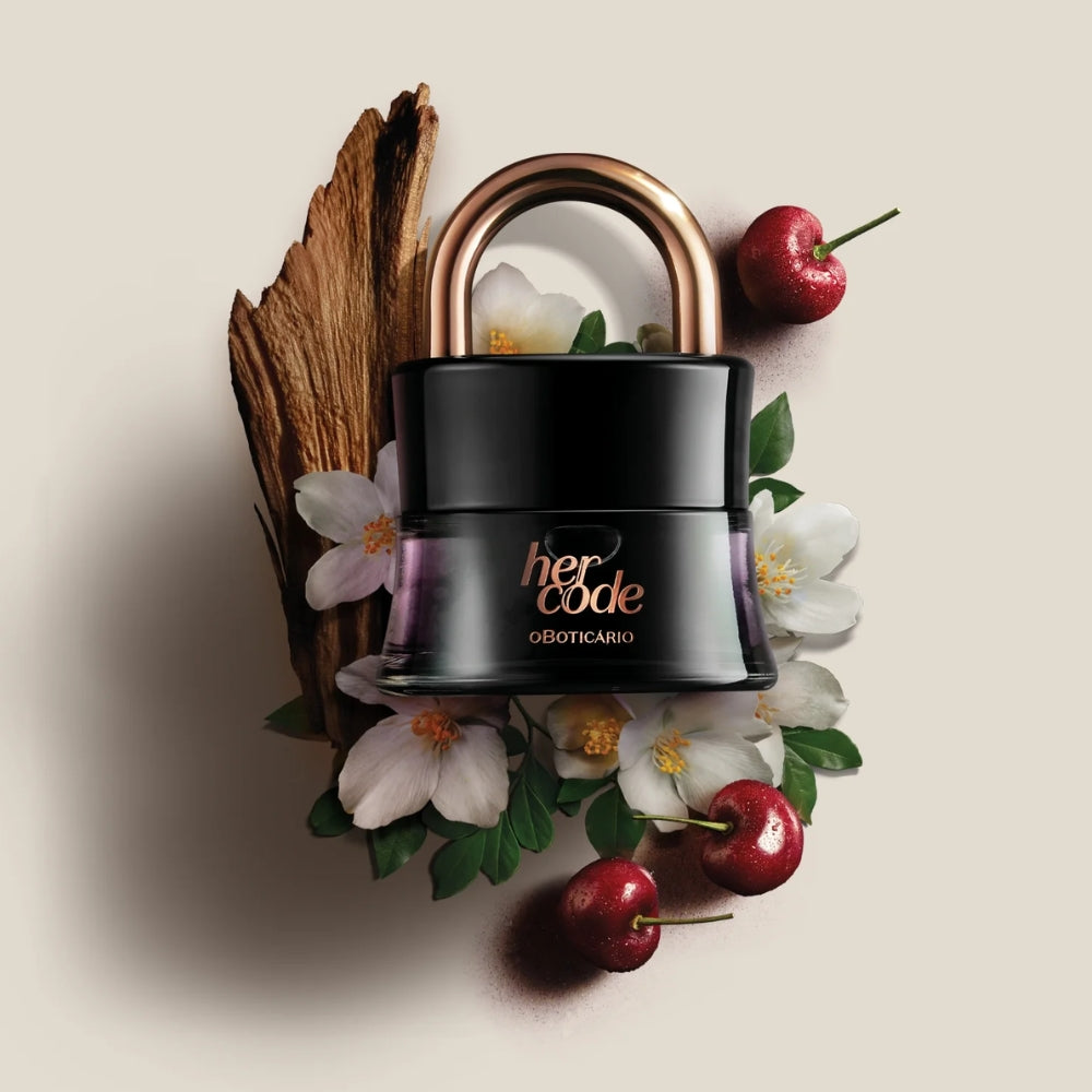 O Boticário Set regalo Her Code – Crema vellutata & Eau de Parfum