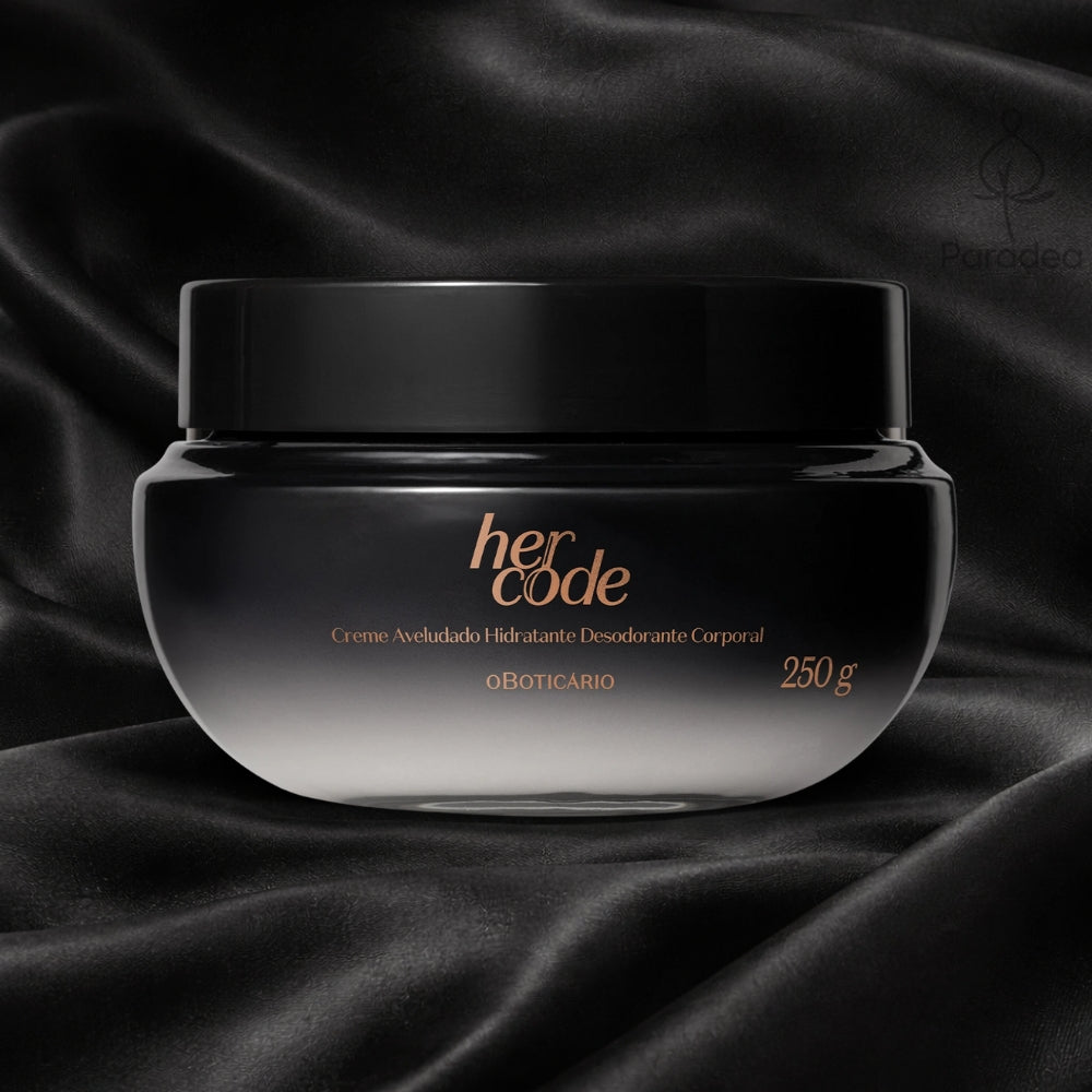 O Boticário Her Code Coffret Cadeau – Crème Velouté &amp; Eau de Parfum