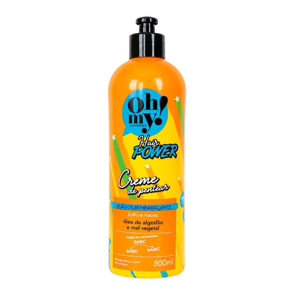 Oh My! Hair Power Creme de pentear - Crema districante Anticrespo e Brillantezza 500ml