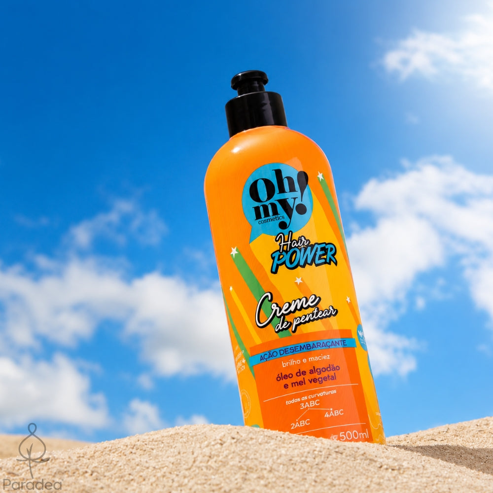 Oh My! Hair Power Creme de pentear - Crema districante Anticrespo e Brillantezza 500ml