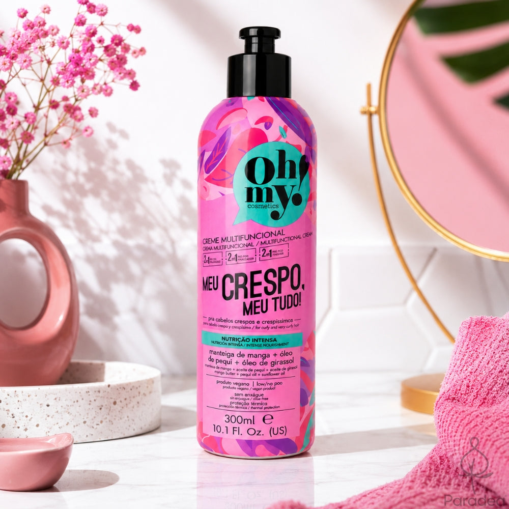 Oh My! Meu Crespo, meu tudo! - Crema multifunzionale con protezione termica 300ml
