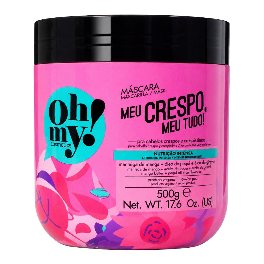 Oh My! Meu Crespo, meu tudo! - Maschera nutrizione intensa capelli afro 500gr