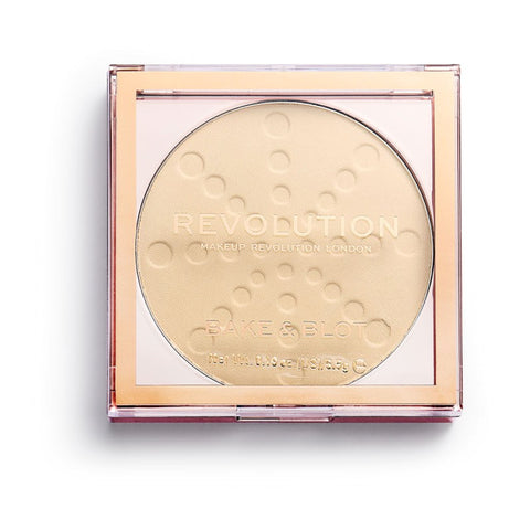 REVOLUTION Powder Bake &amp; Blot Banana Light - Compact Powder