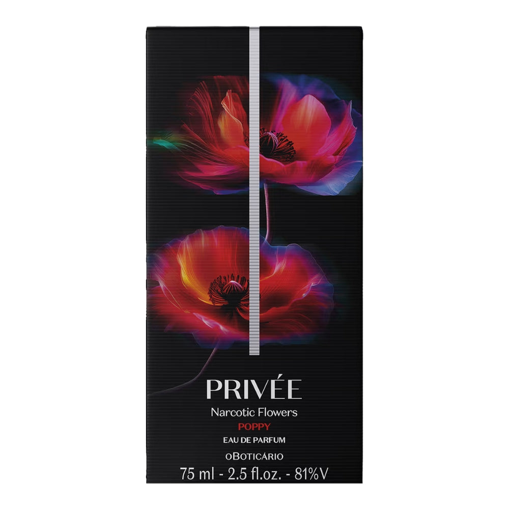 O Boticário Privée Narcotic Flowers Poppy - Eau De Parfum 75ml