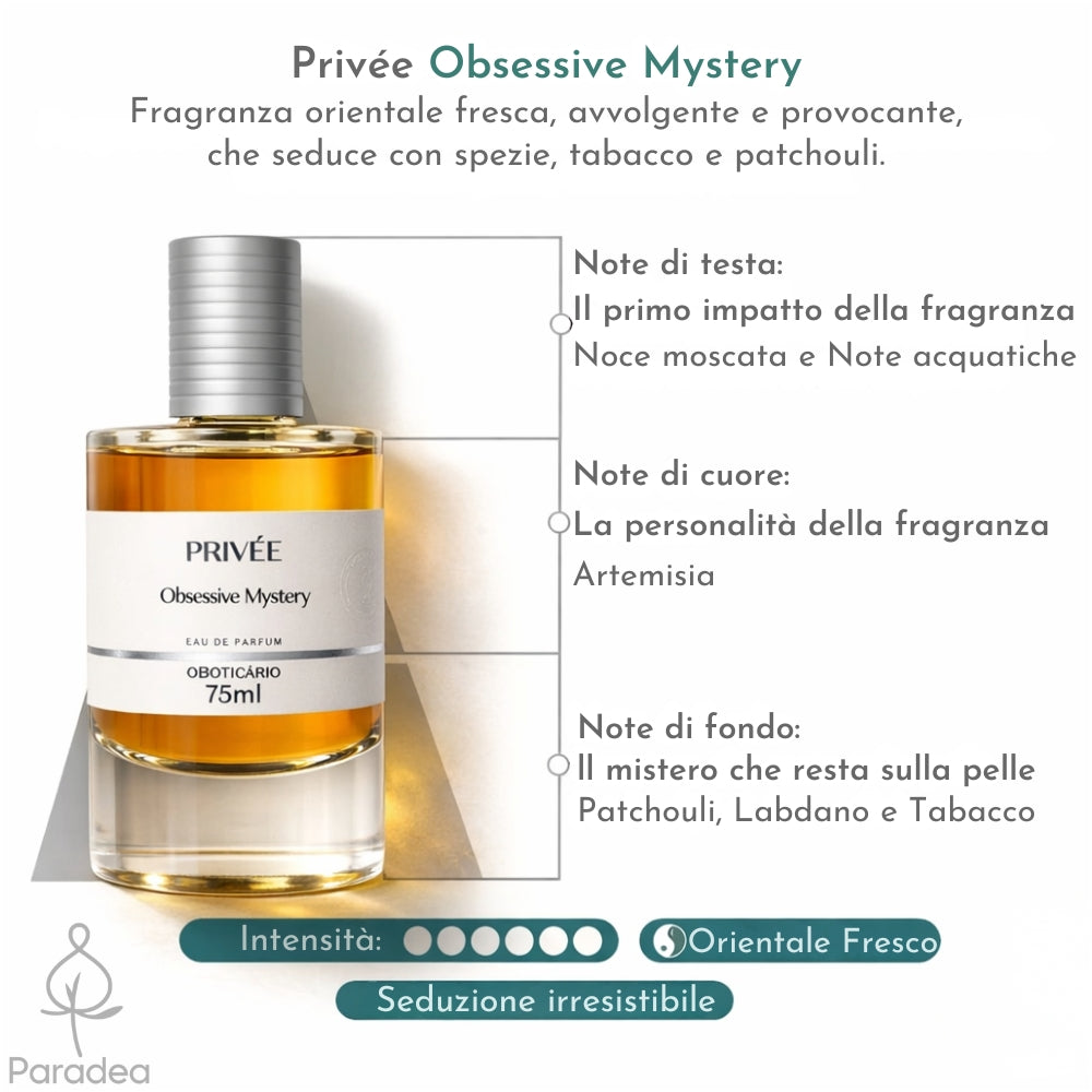 O Boticário Privée Obsessive Mystery - Eau de Parfum 75ml