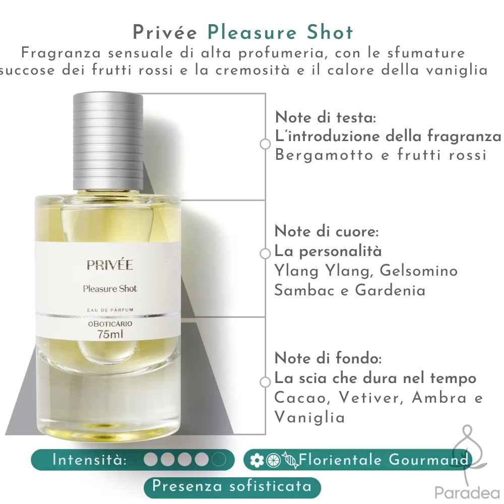 O Boticário Privée Pleasure Shot - Eau de Parfum 75ml