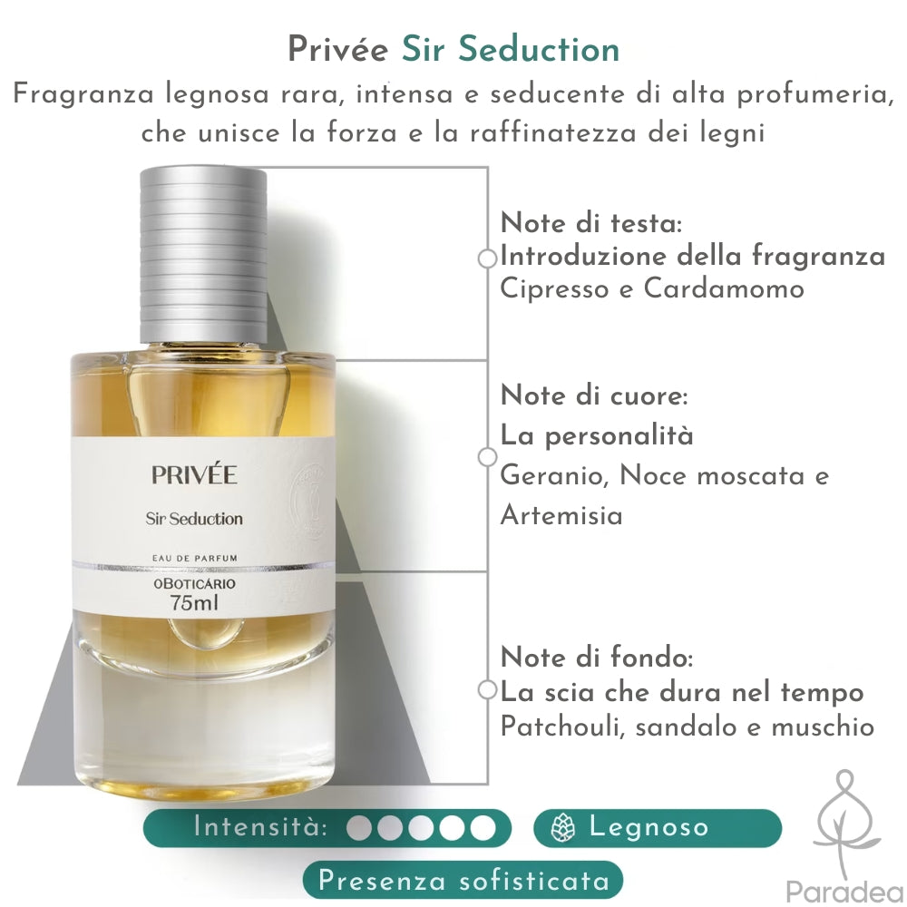 O Boticário Privée Sir Seduction - Eau de Parfum 75ml