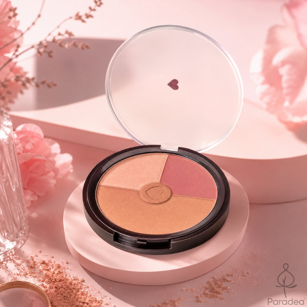 Quem Disse, Berenice? Pó Compacto Facial Multiefeitos - Palette Viso Multieffetto Cappuccino