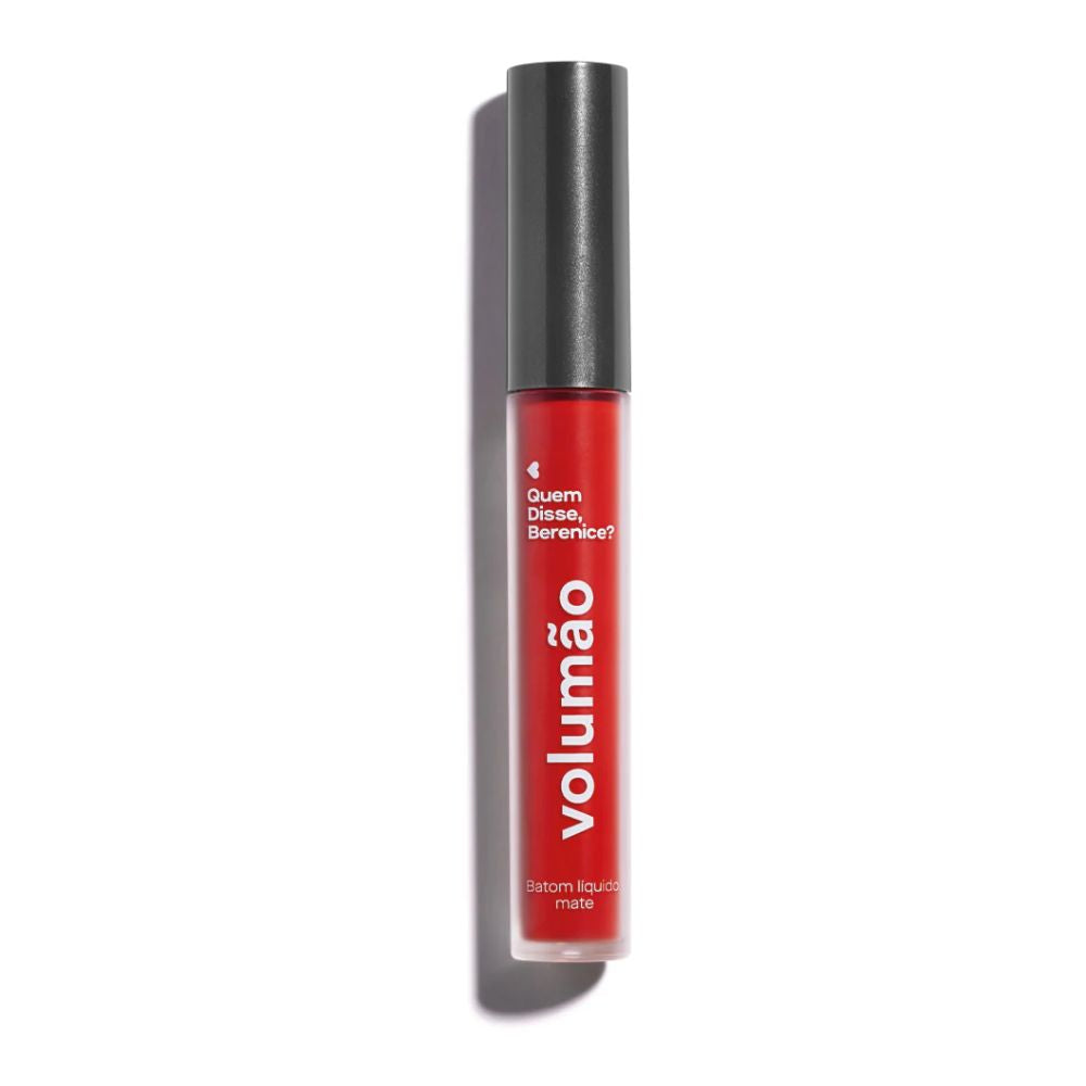 Quem Disse, Berenice? Batom Volumão Líquido Vermelho Morangoli - Rossetto matte