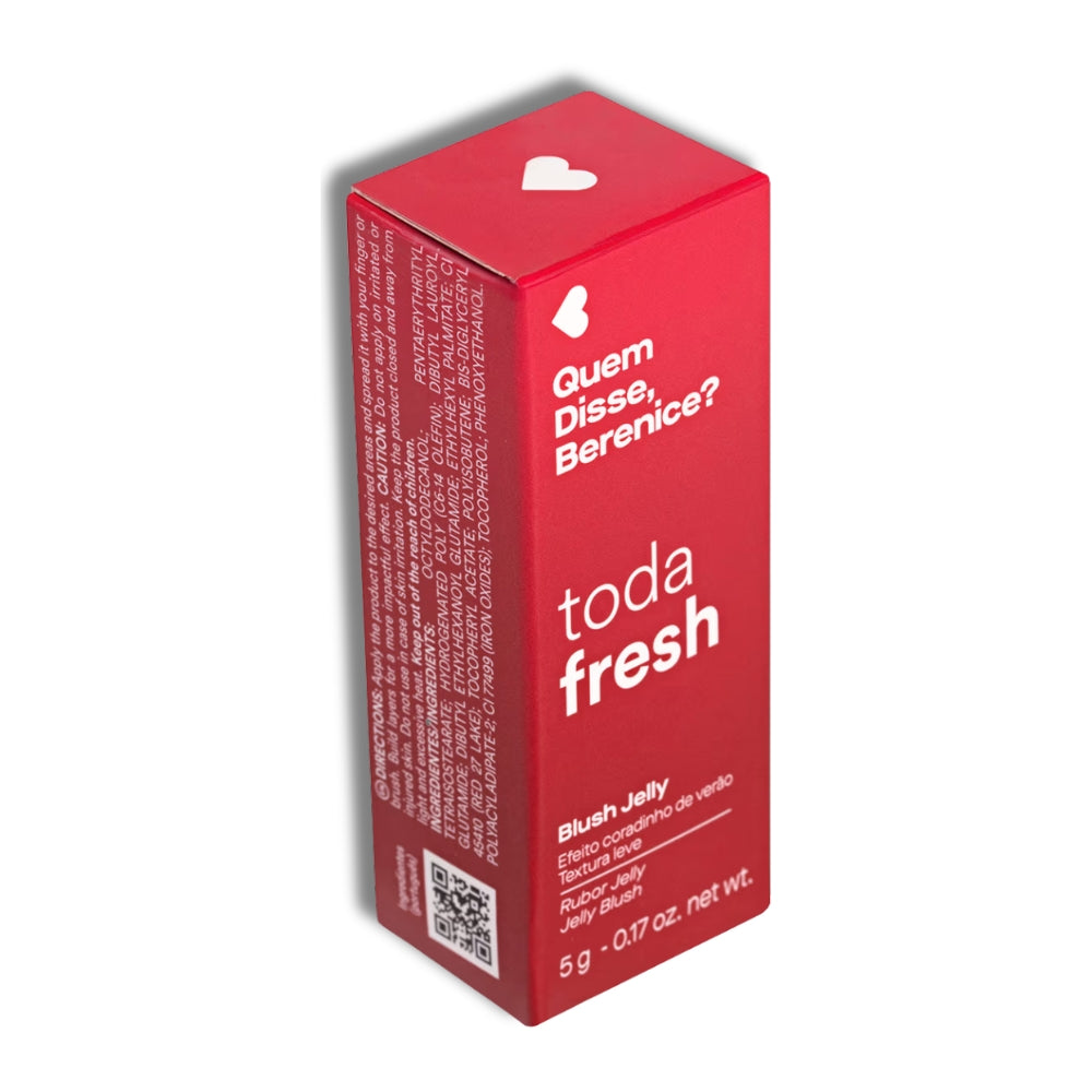 Quem Disse, Berenice? Blush Jelly Bordô Toda Fresh - Blush in stick multiuso