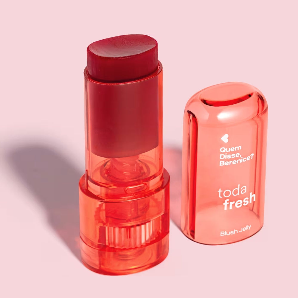 Quem Disse, Berenice? Blush Jelly Bordô Toda Fresh - Blush in stick multiuso